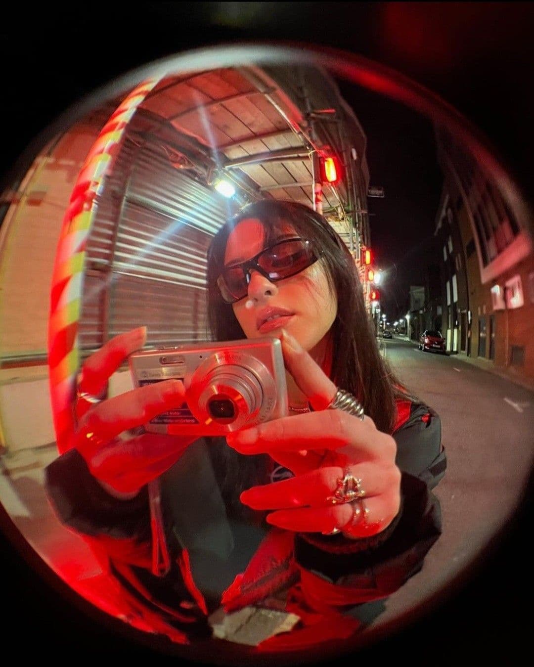 Fisheye vintage camera shot