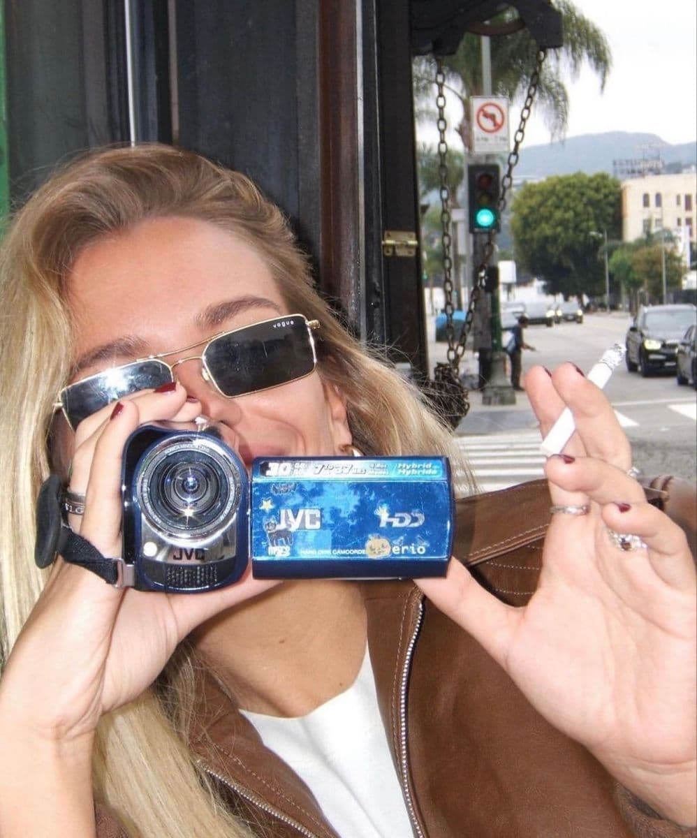 JVC camcorder retro style