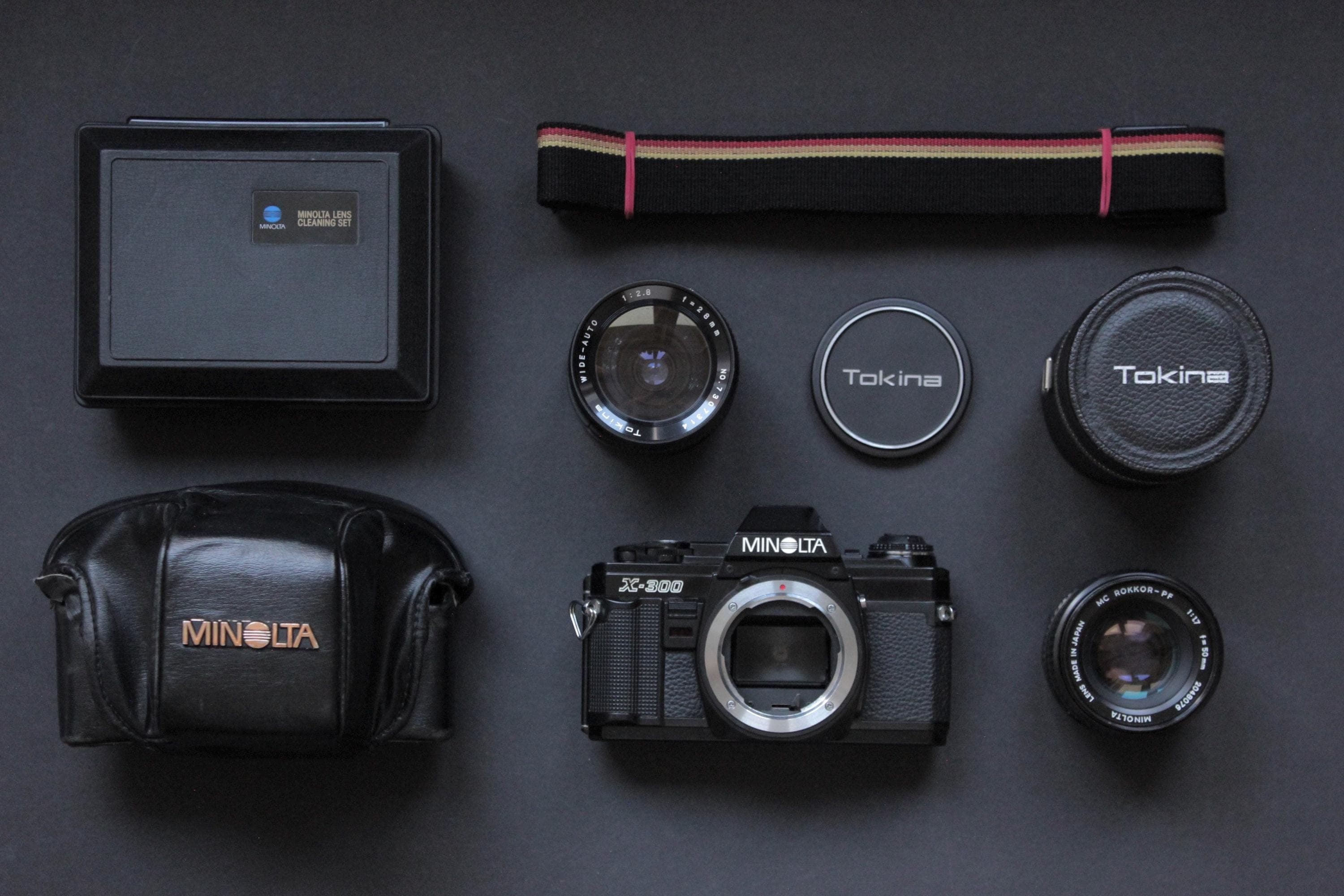 Minolta X300 with MC Rokkor & Tokina Lenses - Image 2